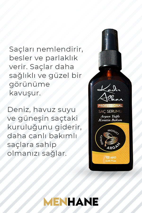 Kadir Alkan Keratin ve Argan Yağlı Saç Serumu 